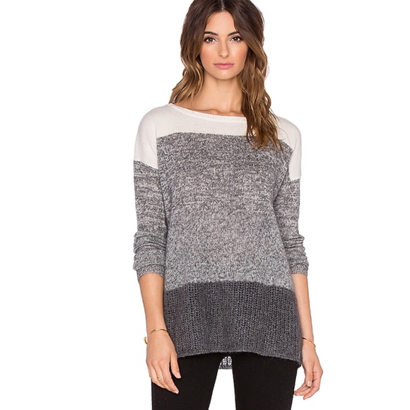 Leo & Sage Other - Leo & Sage Ombre Boatneck Sweater